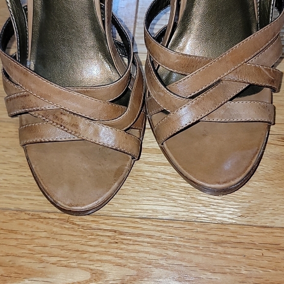 ALDO brown leather sandals - Picture 5 of 5